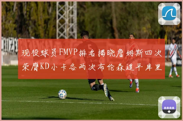 现役球员FMVP排名揭晓詹姆斯四次荣膺KD小卡各两次布伦森追平库里与约基奇